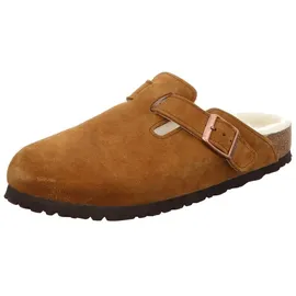 Birkenstock Boston Lammfell - mink - Braun