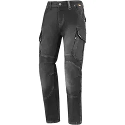 Seca Square II Motorrad Jeans, schwarz, Größe 34 für Männer