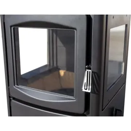 Teba TKS 19 Stahl Schwarz/Abdeckplatte Glas
