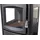 Teba TKS 19 Stahl Schwarz/Abdeckplatte Glas