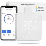 Meross Wassergeführte Fußbodenheizung Thermostat Smart Gas Boiler WiFi Thermostat WLAN Heizungsthermostat Raumthermostat Heizen & Kühlen Intelligente Wandthermostat für Sprach-/Fernsteuerung