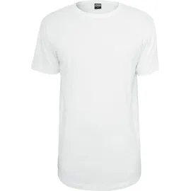 URBAN CLASSICS Shaped Long Tee - weiß
