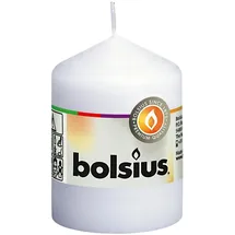 Bolsius Stumpenkerze 8 cm weiß