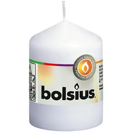 Bolsius Stumpenkerze 8 cm weiß
