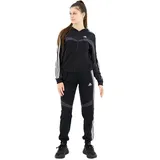 Adidas Damen Boldblock Track Suit Trainingsanzug, Black/White, S