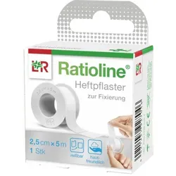RATIOLINE acute Heftpflaster 2,5 cmx5 m 1 St Pflaster