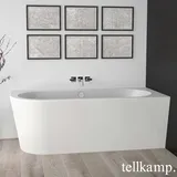 Tellkamp Pio Eck-Badewanne mit Verkleidung, 0100-055-00-L-AUF/WMWM,