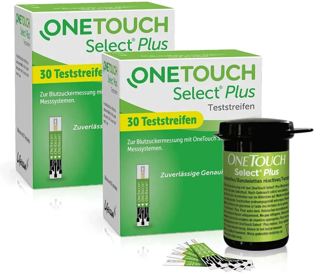 OneTouch Select Plus Teststreifen Doppelpack 2X30 St Teststreifen