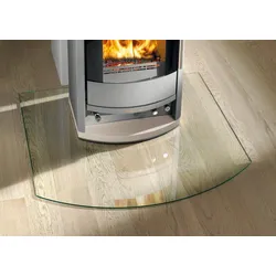 Haas+Sohn Bodenplatte Glas für Kaminofen