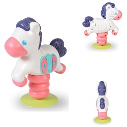 Moni Spielzeug-Musikinstrument Kinder Musikspielzeug Pony, K999-138B verschiedene Melodien Licht schwingt bunt