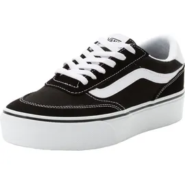 Vans Brooklyn Ls Damen Plateau-Sneaker Schwarz/Weiß 36,5