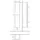 Sanipa 3way Hochschrank 40 x 170 x 34,5 cm Anthrazit Metall/Spanplatte