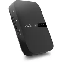 NEWQ Filehub AC750 Reise Router: Tragbarer Festplatten SD Kartenleser für Reisen | Drahtloser Zugriff auf externe Festplatte & USB-Speichergerät zum Sichern von Fotos & Dateien von Mobiltelefon Laptop