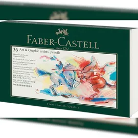 Faber-Castell 180011 Etui Hartschalenetui für Stifte Weiß