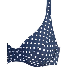 LASCANA Bügel-Bikini, mit modischen Punkten, blau
