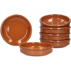 6er Set Cazuela Ton-Schale Bruno Ø 12cm Größe S Mittelalter Wikinger