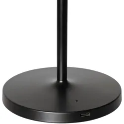 Akku LED-Tischleuchte MAULnina dimmbar, inkl. Ladestation schwarz
