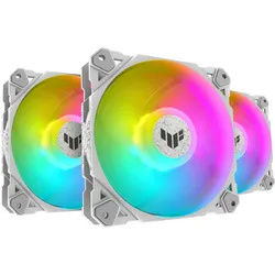 ASUS TUF Gaming TF120 ARGB-Gehäuselüfter White Edition 3IN1 mit ARGB Controller