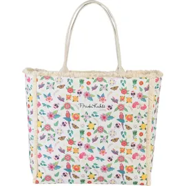 Frida Kahlo Henkeltasche Canvas White/Multicolor