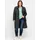 sheego SHEEGO, Damen, Gr. 52, grau (anthrazit meliert), 97% Polyester, 3% Viskose, unifarben, unifarben mit Farbeinsatz, unifarben mit Farbeinsätzen, Mäntel Kurzmantel