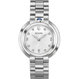 Bulova Damenuhr Rubaiyat 96P184 - Silber/Silber