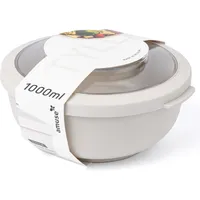 Amuse Tylla Schüssel 1000ml I luftdichte Frischhaltedosen mit Deckel für Meal Prep & Snacks I BPA-freie Vorratsdosen für Kinder & Erwachsene I Salatschüssel, Gefrierdosen spülmaschinengeeignet I Oat