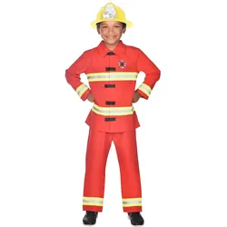 Feuerwehr Uniform Kinderkostüm - Kinder-12-14-Jahre