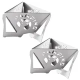 Zusammenklappbare Kaffeefilterhalter Aus Edelstahl, Tragbarer Tropfhalter Für Reisen, Faltbarer Kaffeefilter
