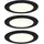 Paulmann LED Möbeleinbauleuchten 3er-Set 65mm 3x2,5W 3x180lm 230/12V 3000K Schwarz matt