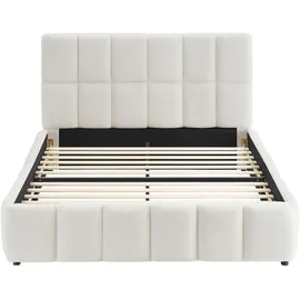 Tectake Shirley 120 x 200 cm Teddy creme
