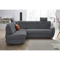 Sit&more Ecksofa SIT & MORE "Sonoma L-Form", grau (dunkelgrau),