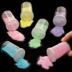 Glitzer-Streuer in Pastellfarben  (pro Set 6) Bastelmaterial