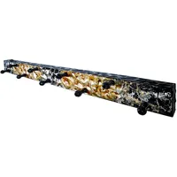 Haku-Möbel Garderobenleiste Haku Schwarz-Gold Metall