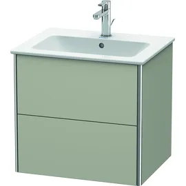 Duravit Waschtischunterschrank 2 Auszüge 61 x 56 x 47,8 cm Taupe Seidenmatt