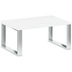 Couchtisch STIFF, Platte 100x68 cm, weiß