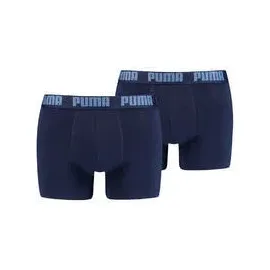 Puma Basic Boxershorts navy S 2er Pack