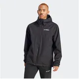 Adidas Outdoorjacke 'Multi 2L' - Schwarz,Weiß - L