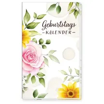 Trötsch Verlag Trötsch Taschenkalender Geburtstagskalender Blumen
