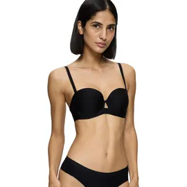 Triumph Balconette-BH "Pure Micro", Damen, Gr. 70, Cup D, schwarz, Single Jersey, Obermaterial: 47% Polyamid, 36% Polyester, 17% Elasthan, clean, unifarben, Basic, BHs Balconette-BH, nahezu unsichtbar, abnehmbare Träger