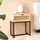 FineBuy Nachtschrank FB98156 50 x 30 x 60 cm Braun
