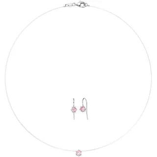 Smart Jewel Schmuckset rosa / Silber