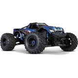 Traxxas 89086-4 Wide-Maxx 4x4 Brushless Monstertruck RTR 1/10 TQi 2.4GHz Wasserfest + TRX 4S 5000mAh Lipo Blau