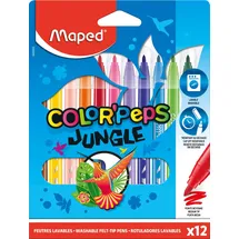 Maped Filzstifte COLOR'PEPS JUNGLE 12 St. sortiert