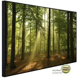 papermoon Infrarotheizung »EcoHeat - Wald am Morgen«, Matt-Effekt - bunt