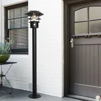 Elstead Lighting Außenleuchte Stehleuchte Wegeleuchte Gartenlampe Bewegungsmelder Schwarz H