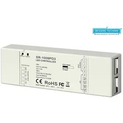RF RGBW LED-Controller, Konstantstrom-RF-Empfänger mit 4-Kanal-Ausgang, SR-1009PD3,