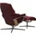 Stressless Relaxsessel STRESSLESS "Reno", rot (cherry paloma), B:79cm H:99cm T:75cm, Leder PALOMA: PALOMA ist ein durchgefärbtes Semianilin-Möbelleder mit natürlicher Narbung., Sessel, Relaxsessel, mit Cross Base, Größe S, M & L, Holzakzent Eiche