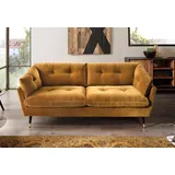 trends by hg Couch 2,5-Sitzer Gelb