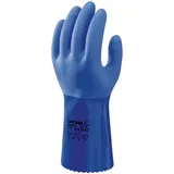Showa 4708 660 Gr. L Baumwollgewebe, Pvc Chemiekalienhandschuh Größe (handschuhe): 9, L En 388:2016, - Showa