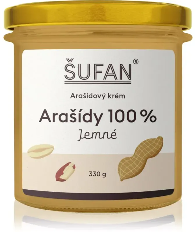 Šufan Erdnusssmus 100% feines 100%ige Nusscreme 330 g